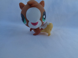 Littlest Pet Shop Guinea Pig Brown / Yellow with Blue Eyes #3299 - £1.18 GBP