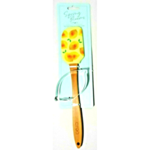 Ciroa Lemons Spatula Silicone Wood Handle Metal Lemon Cookie Cutter 2-Pc... - $13.97