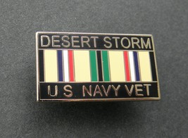 Desert Storm Navy Veteran Vet United States USN Lapel Pin Badge 1 inch - £4.51 GBP