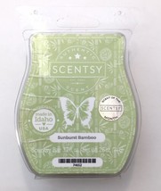 Scentsy Sunburst Bamboo Wax Bar Melts 3.2 oz Fresh Bamboo Cucumber Notes - £7.12 GBP