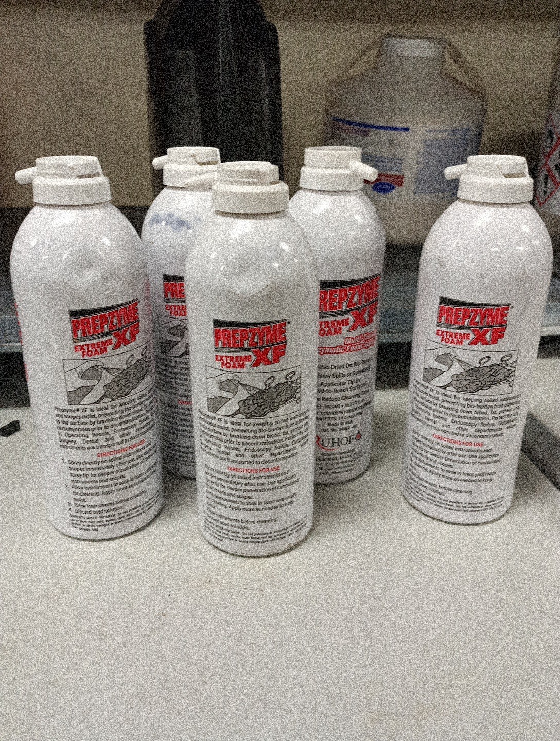 5 Cans, Ruhof Prepzyme XF Extreme Foam Enzymatic Prepzyme 14.5oz. Can,  ... - $69.00