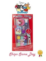 ✅Official Sanrio Hello Kitty 6Pc Cosmetic Set Blush Nail Polish Eyeshadow &amp; More - £17.91 GBP