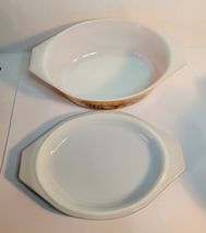 Pyrex Baking Dish No. 043 1.5 Qt. Old Orchard Pattern with Lid image 2