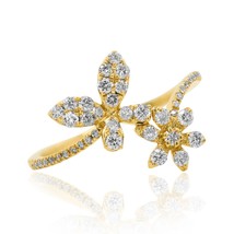 Diana M Jewels 0.46 Cts Diamond Criss Cross Ring Size One Size - $9,174.50 MXN