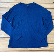 Nordstrom Men’s Shop Men’s Long sleeve half button up sweater size XL In... - £20.95 GBP