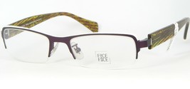 Face A Face Loris 2 9316 Eggplant /WHITE Eyeglasses Glasses 50-18-130mm France - £189.33 GBP
