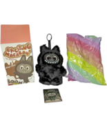 Labubu Pop Mart The Monsters Exciting Macaron Vinyl Face Plush Doll Keyc... - $32.30