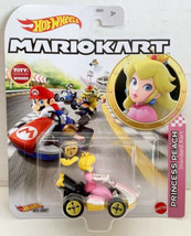 NEW Mattel GBG28 Hot Wheels Mario Kart 1:64 PRINCESS PEACH Standard Diec... - $23.71