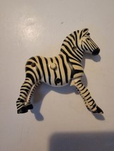 1998 Zebra 3.75&quot; McDonald&#39;s PVC Action Figure #8 Disney Animal Kingdom - £8.83 GBP