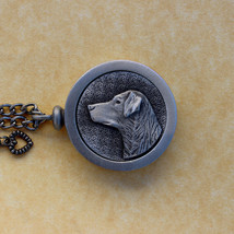 Pewter Keepsake Pet Memory Charm Cremation Urn with Chain - Labrador - $99.99