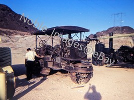 1970 Antique Caterpillar Tractor Gold Strike Inn Boulder Nevada Ektachrome Slide - £3.95 GBP