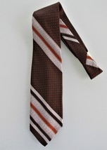 Bronzini (NWT) Vintage 1970s Polyester Tie - £13.58 GBP