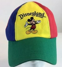 Disneyland Resort Mickey Mouse Baseball Cap Hat Block Color  Youth one size - £12.41 GBP