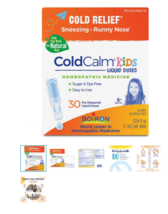 Boiron ColdCalm Homeopathic Kids Liquid Dose Medicine0.03fl oz x 30 pack - £18.87 GBP