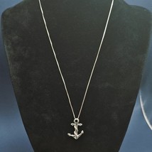Sterling Silver 925 SAI Anchor Pendant + Sterling Silver 925 Necklace - $242.38 MXN
