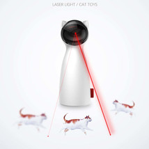 Creative Cat Pet LED Laser Funny Toy Smart Automatic Cat Exercise Training Enter - £52.85 GBP