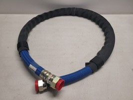 Eaton Aeroquip Hose Assembly 66&quot; x 1.25&quot; Female Fittings with protective... - $79.95