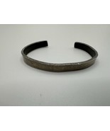 Vintage Peace Comes From Within Pewter Cuff 2 3/8” - $11.88