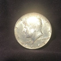 1967-P Kennedy Half Dollar A Unc  40% Silver Superb Shine - £18.19 GBP