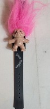 Vintage Norfin DAM Trolls Watch Quartz Digitech Wristwatch VTG Troll Pink Hair - £7.74 GBP