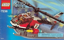 Instruction Book Only For LEGO CITY Fire Helicopter 7238 - £4.34 GBP