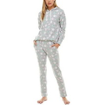Roudelain Womens Drop Shoulder Hoodie and Slim Leg Pant Lounge Set Large... - $14.05