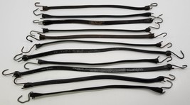 X5) Vintage Mixed Lot 11 Rubber Bungee Tie Down Hook Straps - 20&quot; - $9.89