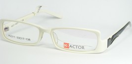 K-ACTOR Mod. K2211 C9 WHITE /BLACK EYEGLASSES GLASSES FRAME 53-17-136mm ... - $1,055.10 MXN