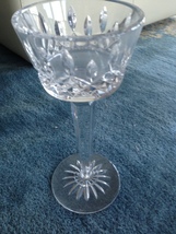 exquisite long stem pedestal candy dish or floating candle crystal glass 11&quot; - £78.68 GBP