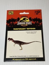 NOS Jurassic Park Temporary Tattoos.  New In Package Vintage Dinosaur JPT3 - £3.55 GBP