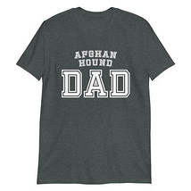 Afghan Hound Retro Dog Dad Father Gift Afghan Hound T-Shirt Short-Sleeve - £20.86 GBP