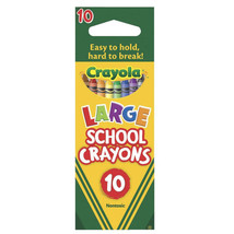 Crayola Large School Crayons (Pack of 10) - $703.05 MXN