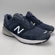 Authenticity Guarantee 
New Balance 990v5 Mens Running Shoes Navy Blue Sneake... - £124.96 GBP