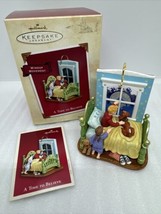 Hallmark 2002 A TIME TO BELIEVE Ornament Wind-Up Movement &amp; Light Effect - £11.21 GBP