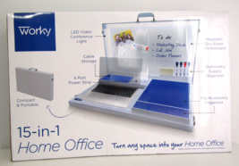 Worky 15-in-1 The Home Office Portable Multifunction Workstation Desk - £83.61 GBP