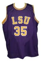Chris Jackson #35 College Basketball Jersey New Sewn Purple Any Size image 4