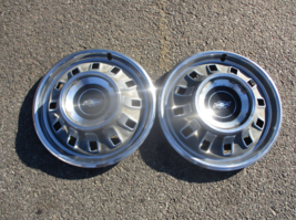 Factory 1967 Chevy Bel Air Impala 14 inch hubcaps wheel covers - £29.27 GBP