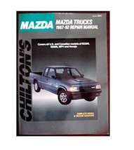 1987-92  Chilton&#39;s Mazda Trucks  Total Car Care Repair Wiring Vacuum Dia... - £23.63 GBP