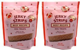 Jerky Strips Beef Recipe Dog Treats 6 oz (170g)  Pack of 2 - $19.59