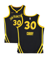 Stephen Curry Autographed Warriors Nike City Edition Swingman Jersey Fan... - $1,459.00