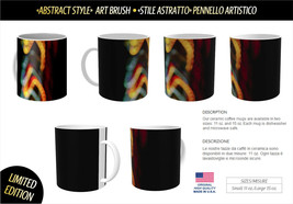 Abstract Style-Art Brush Coffee Mug-Cups/Coffee Mug-Made in U.S.A.-show orig... - £27.34 GBP