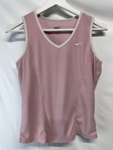 Nike Dri Fit Blush Pink Sleeveless Athletic Top Tank M - £14.05 GBP