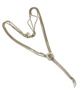David Yurman DY Sterling Silver Diamond Lariat Waterfall Tassel Necklace... - €1.036,12 EUR