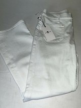 7 For All Mankind Women&#39;s Jeans White Ankle Size 29 NWT - £84.85 GBP