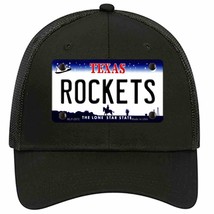 Rockets Texas State Novelty Black Mesh License Plate Hat - £22.67 GBP