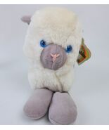 Vintage 1983 Graphics International Heartline Sheep Lamb 6&quot; White Stuffe... - $11.88