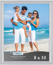 8X10 Silver Picture Frame - Beautifully Detailed Molding - Contemporary ... - $196.40 MXN