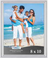 8X10 Silver Picture Frame - Beautifully Detailed Molding - Contemporary ... - $196.40 MXN
