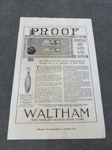 National Geographic December 1922 Waltham Watches Print Ad KG - $11.88
