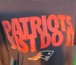 T-shirt Football Men&#39;s L New England Patriots NFL Nike Just Do It Team A... - £18.28 GBP